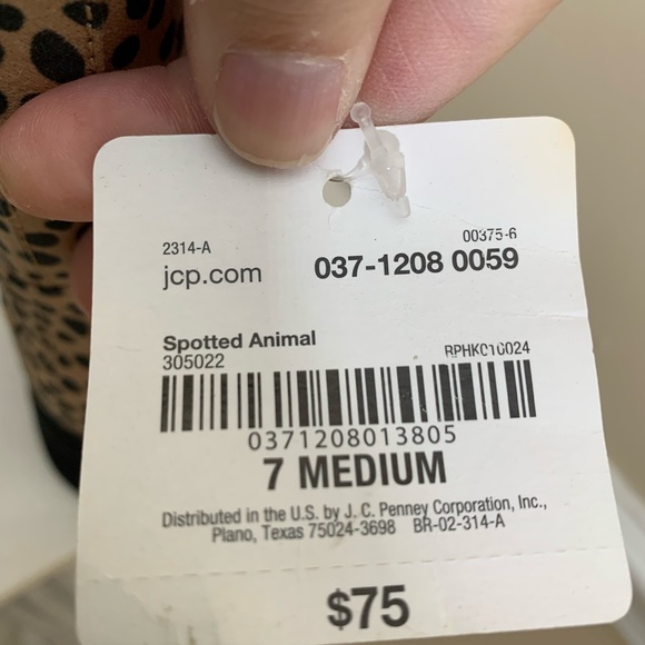 NWT Arizona Queen Combat Boots Animal print, size 7 - Picture 6 of 11